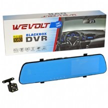 NYF Wevolt DVR Kayıt Cihazı 4,3 inç Dikiz Ayna Ekranlı Çift Kameralı