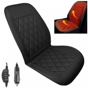 Carub 12V Isıtıcı Koltuk Minderi Çakmaklı Ayarlı Siyah (Tekli) BR4807301